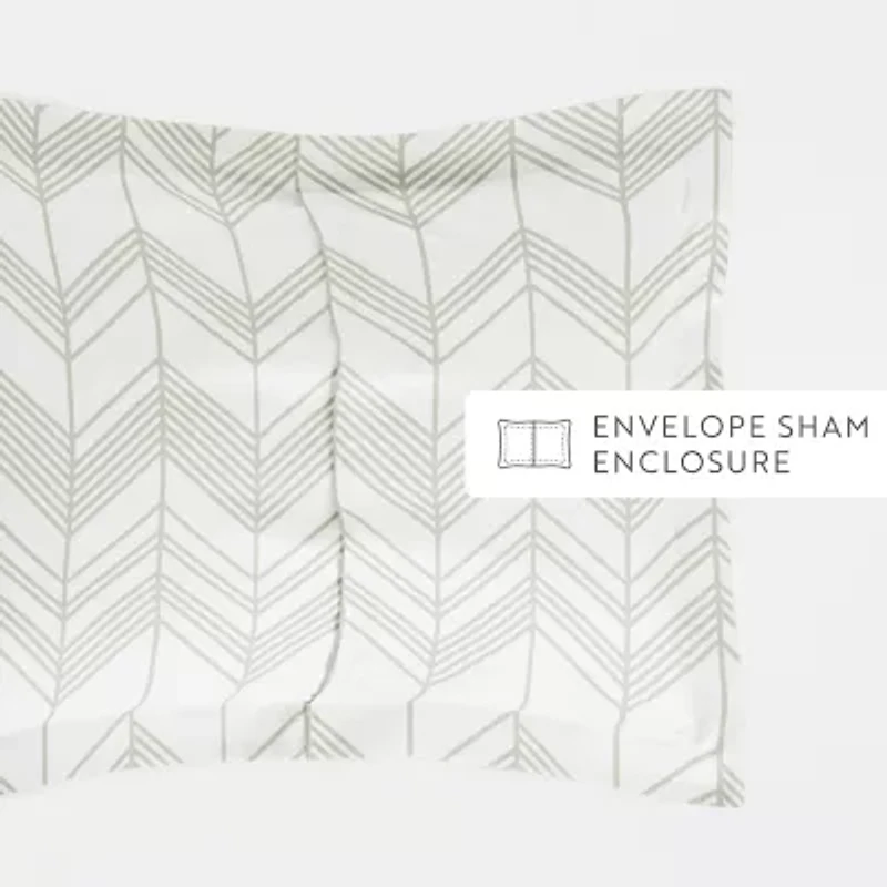 Casual Comfort Ultra Soft Alps Chevron Duvet Set