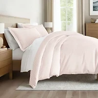 Casual Comfort Premium Ultra Soft Classic Pink Pattern Duvet Cover Set