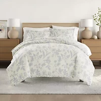 Casual Comfort Premium Ultra Soft Garden Pattern Duvet Cover Set