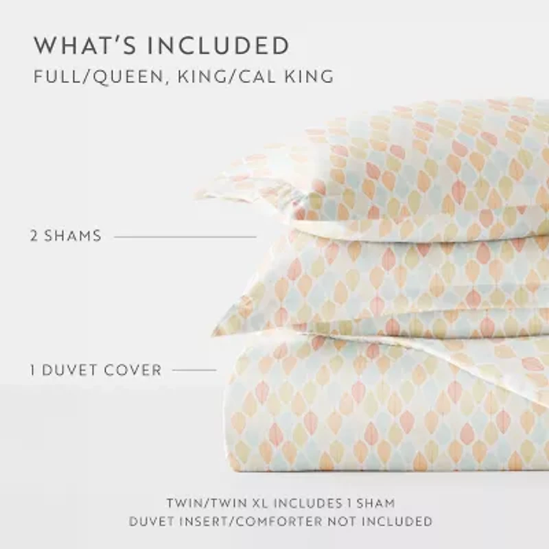 Casual Comfort Premium Ultra Soft Fall Foliage Duvet Cover Set