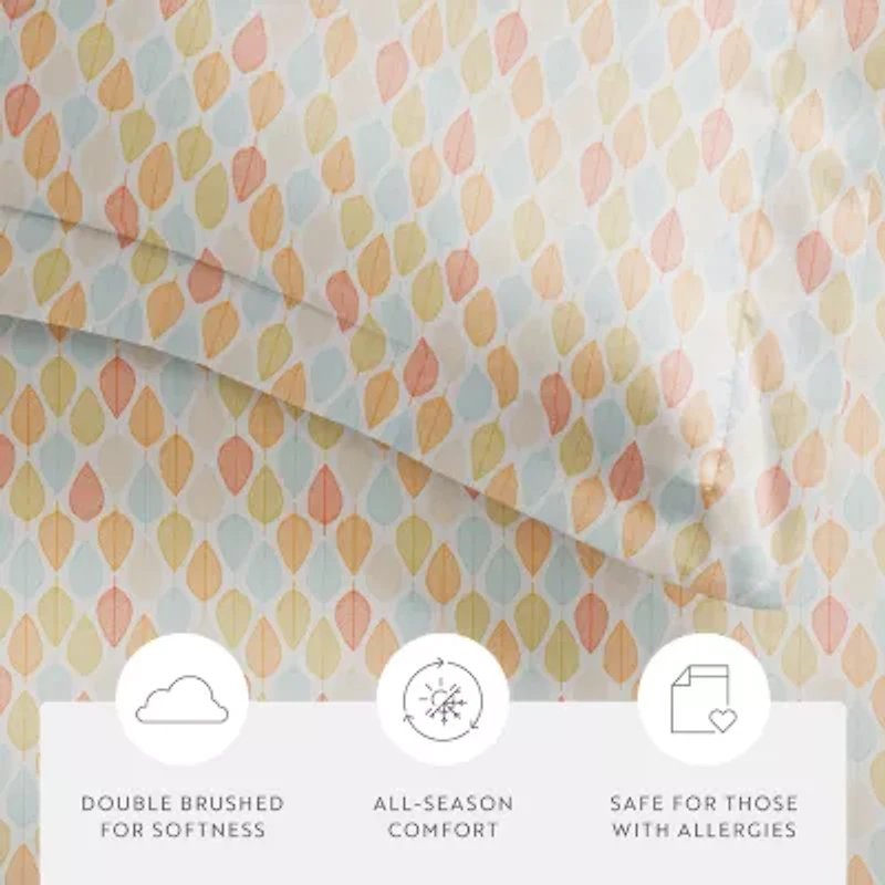 Casual Comfort Premium Ultra Soft Fall Foliage Duvet Cover Set
