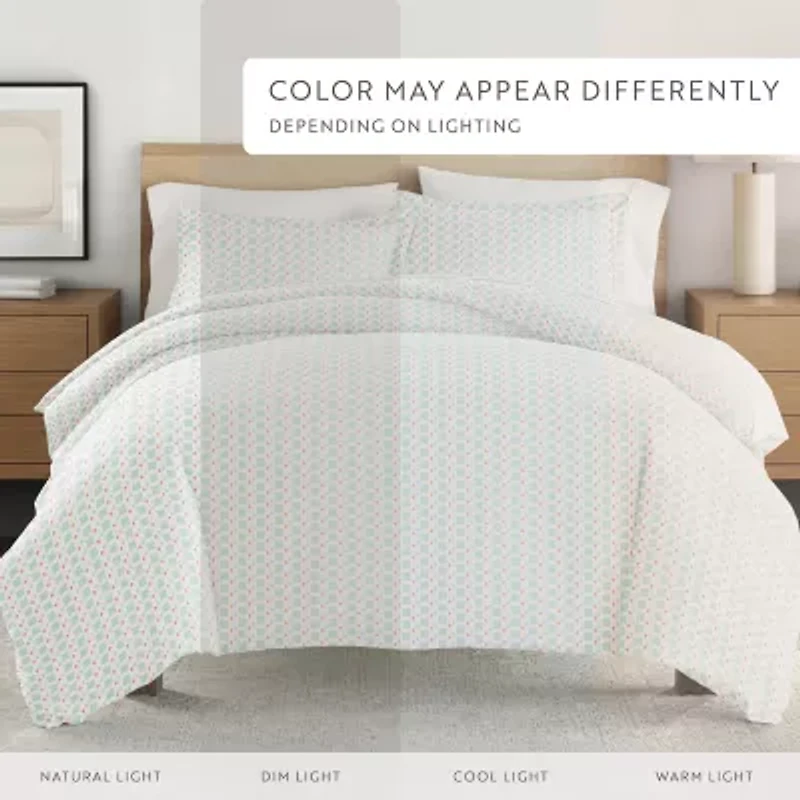 Casual Comfort Premium Ultra Soft Lights Duvet Cover Set