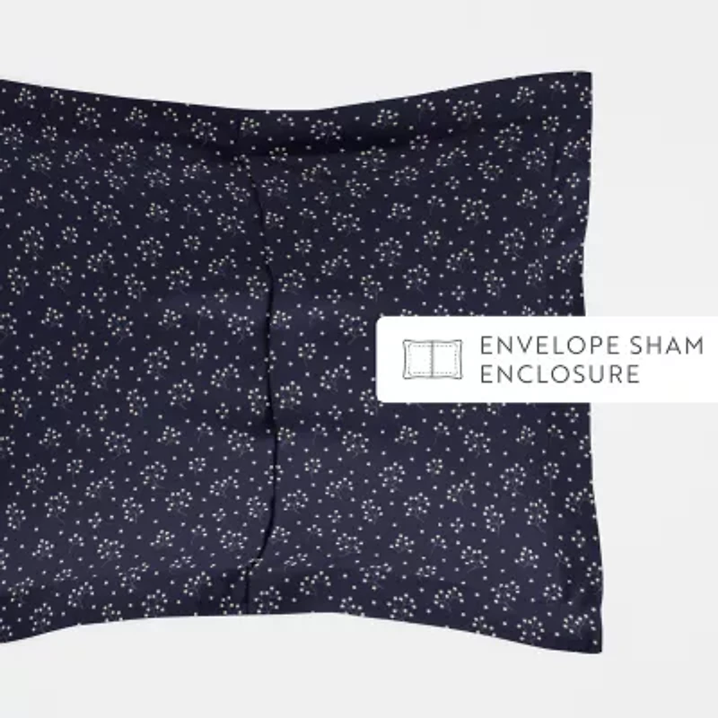 Casual Comfort Premium Ultra Soft Midnight Blossoms  Duvet Cover Set