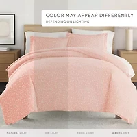 Casual Comfort Premium Ultra Soft Pink Buds Duvet Cover Set