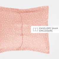 Casual Comfort Premium Ultra Soft Pink Buds Duvet Cover Set