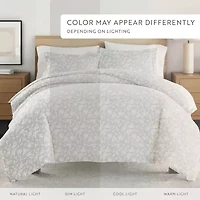 Casual Comfort Premium Ultra Soft Rose Gray Duvet Cover Set
