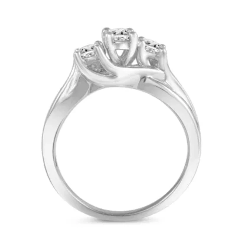 Love Lives Forever™ 1 CT. T.W. Diamond 10K White Gold Engagement Ring