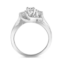 Love Lives Forever™ 1 CT. T.W. Diamond 10K White Gold Engagement Ring