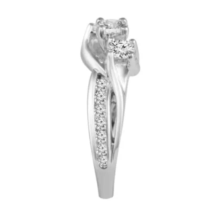 Love Lives Forever™ 1 CT. T.W. Diamond 10K White Gold Engagement Ring