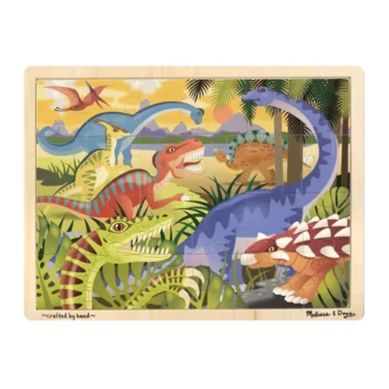 Melissa & Doug Dinosaur Jigsaw (24-Pc) 24-pc. Puzzle