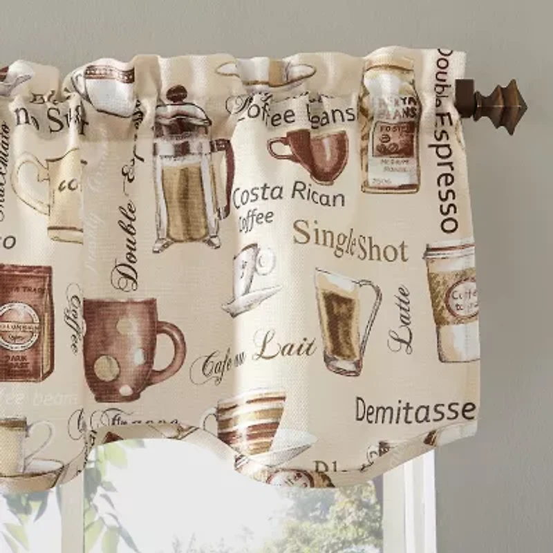 No 918 Berkley Kitchen Rod Pocket Scallop Valance