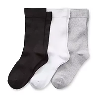 Mixit Womens 3 Pair Crew Socks