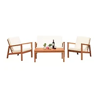 Safavieh Larence Patio Collection 4-pc. Conversation Set