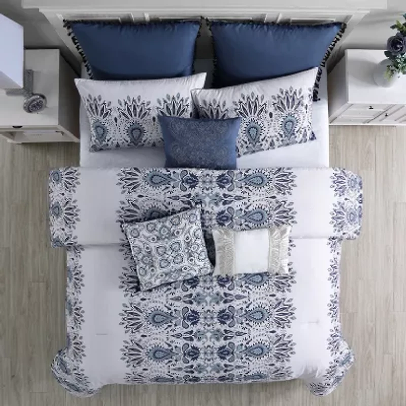 Modern Threads Karina 8-pc. Midweight Embellished Comforter Set