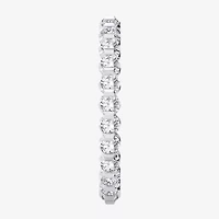 H-I / Si1-Si2) Womens 1 CT. T.W. Lab Grown White Diamond 10K White Gold Eternity Wedding Band