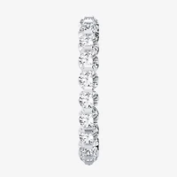 H-I / Si1-Si2) Womens 2.5MM 2 CT. T.W. Lab Grown White Diamond 10K White Gold Eternity Wedding Band