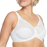 Bali Lilyette Comfort Lace Full Coverage Minimizer Underwire Bra Ly0428