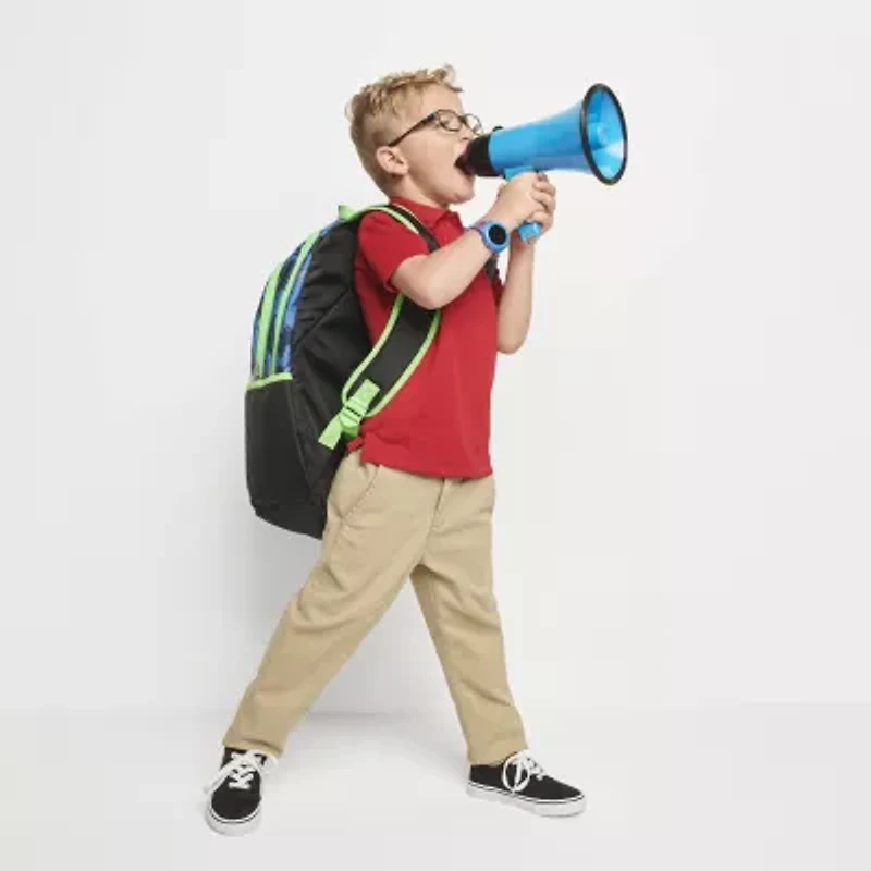 IZOD Little & Big Kid Boys Straight Regular Fit Flat Front Pant