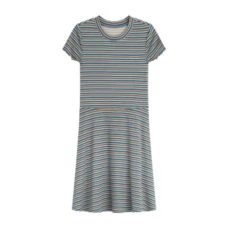 Byer California Little & Big Kid Girls Striped 2-pc. Dress Set