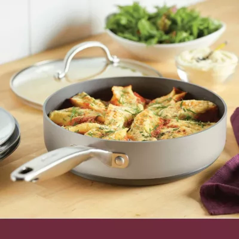 Anolon Achieve Hard Anodized 3-qt. Saute Pan with Lid