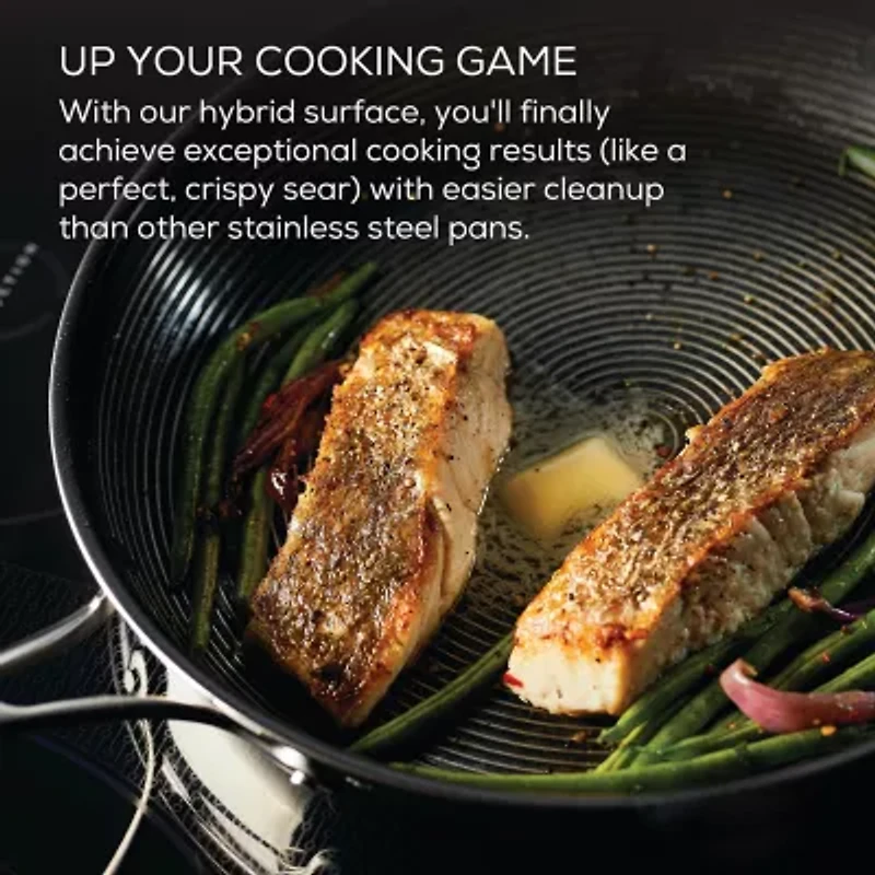 Circulon Steelshield Stainless Steel 3.5-qt. Chef Pan with Lid