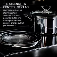Circulon Steelshield Stainless Steel 3.5-qt. Chef Pan with Lid