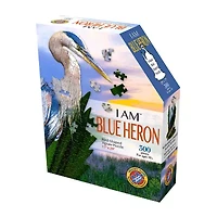 Madd Capp Blue Heron 300 Piece Jigsaw 300-pc. Puzzle