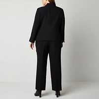 Le Suit Straight Leg Womens-Plus 2-pc. Pant