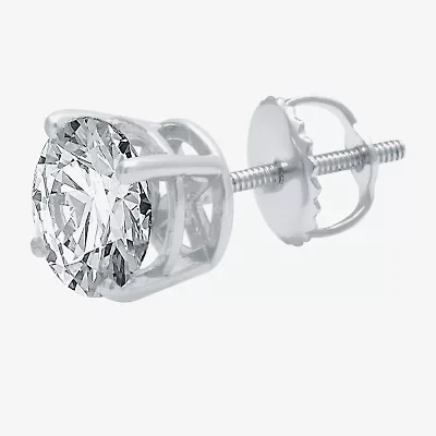 Ever Star 2 CT. T.W. Lab Grown White Diamond 14K Gold 8mm Single Earring