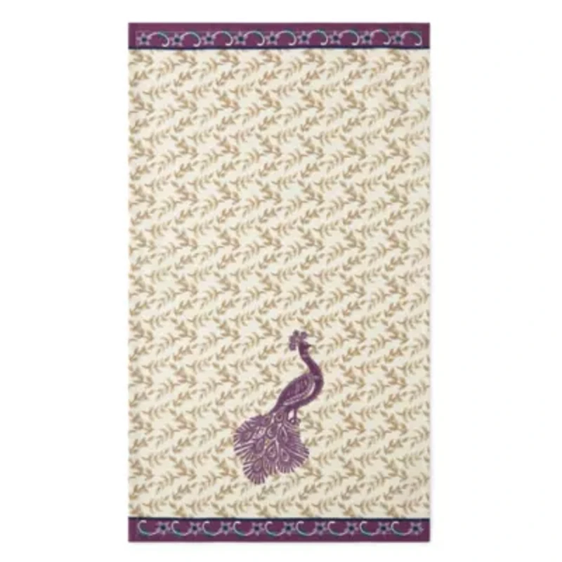 Distant Lands Purple Peacock 2-pc. Kitchen Towel