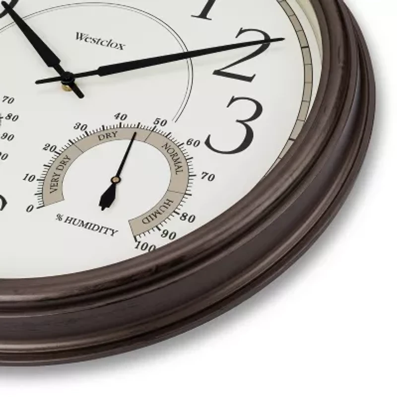 Westclox 20" Indoor/Outdoor Wall Clock
