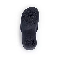 Isotoner Seersucker Thong Womens Round Slip-On Shoe
