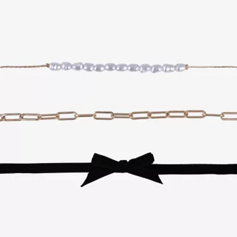Arizona Womens Bow 12 Inch Choker Necklace