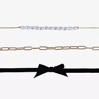 Arizona Womens Bow 12 Inch Choker Necklace