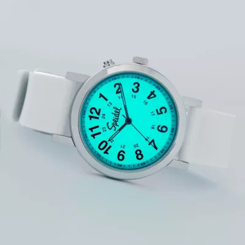 Speidel Medi Glow Unisex Adult White Strap Watch 60370006