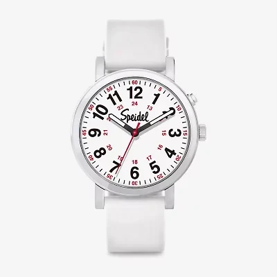 Speidel Medi Glow Unisex Adult White Strap Watch 60370006