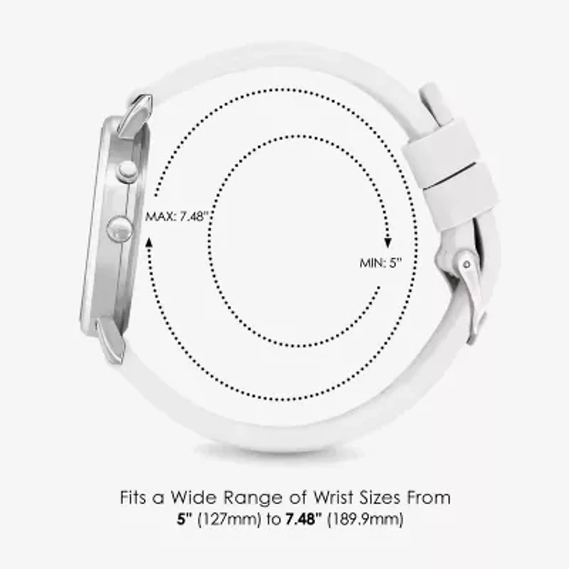 Speidel Medi Glow Unisex Adult White Strap Watch 60370006