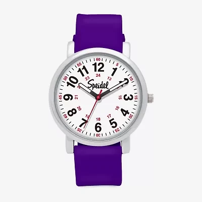 Speidel Medi Watch Unisex Adult Purple Strap Watch 60340014