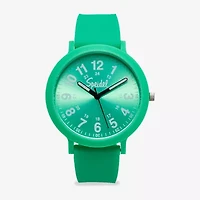 Speidel Color Pop Unisex Adult Green Strap Watch 60910027