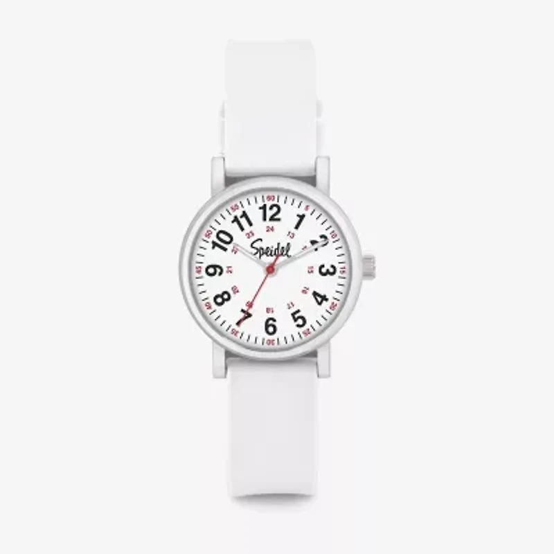 Speidel Medi Petite Unisex Adult White Strap Watch 60350006