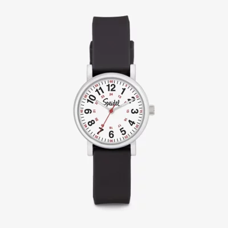 Speidel Medi Petite Unisex Adult Black Strap Watch