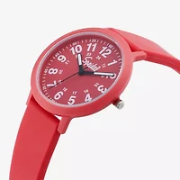 Speidel Color Pop Unisex Adult Red Strap Watch  60910015
