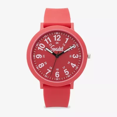 Speidel Color Pop Unisex Adult Red Strap Watch  60910015