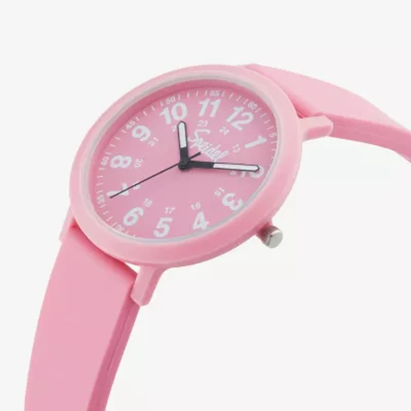 Speidel Color Pop Unisex Adult Pink Strap Watch 60910001