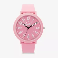 Speidel Color Pop Unisex Adult Pink Strap Watch 60910001