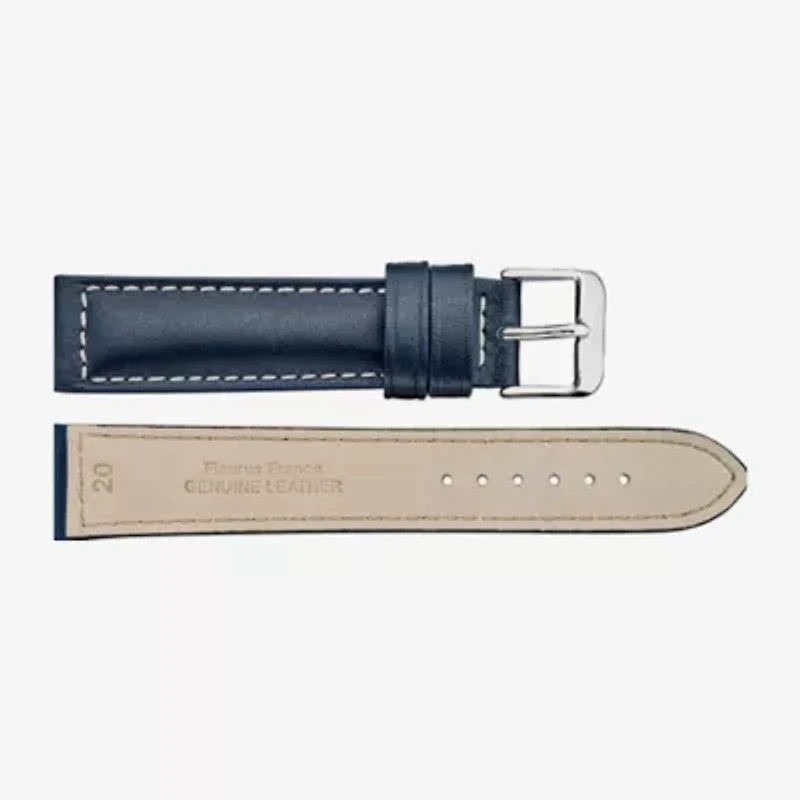 Speidel Unisex Adult Black Leather Watch Band 298-18