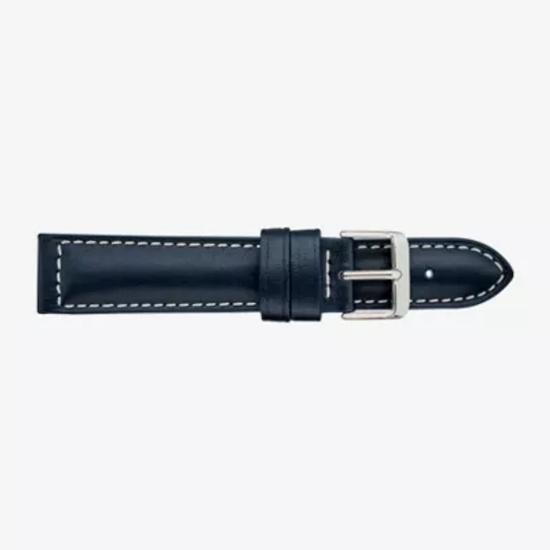Speidel Unisex Adult Black Leather Watch Band 298-18