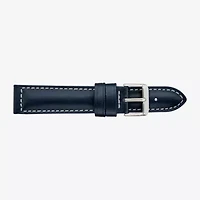 Speidel Unisex Adult Black Leather Watch Band 298-18