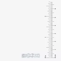 (F / Vs2) Unisex Adult 5 CT. T.W. Lab Grown White Diamond 10K Gold Round Side Stone Bridal Set