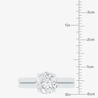 (F / Vs2) Womens 2 CT. T.W. Lab Grown White Diamond 10K Gold Round Solitaire Engagement Ring